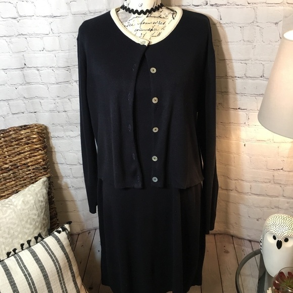 Hillard & Hanson  sweater dress with cardigan - Picture 5 of 11